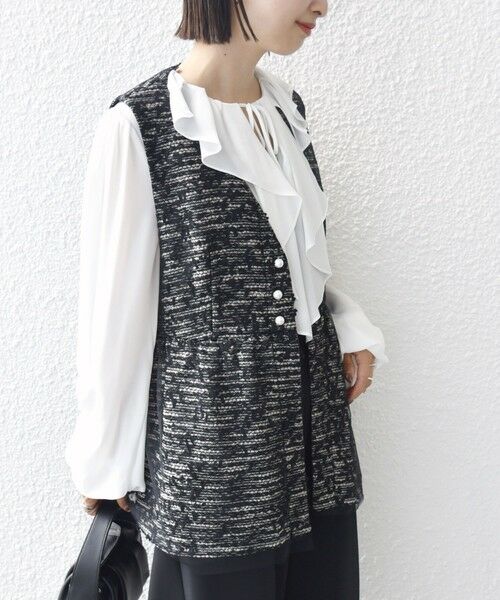 SHIPS / シップス ベスト | 【SHIPS別注】troisiemeCHACO: チュール ジレ（セレモニー対応可） | 詳細20