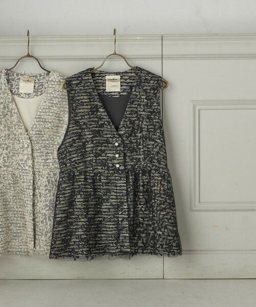 SHIPS / シップス ベスト | 【SHIPS別注】troisiemeCHACO: チュール ジレ（セレモニー対応可） | 詳細21