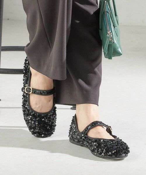 SHIPS / シップス フラットシューズ | MACARENA: スパンコール メリー ジェーン | 詳細1