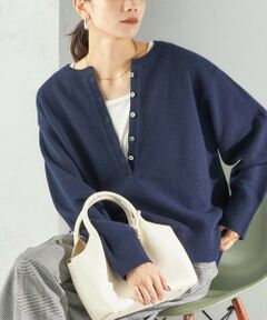 SHIPS / シップス ニット・セーター | 〈手洗い可能〉ウール カシミヤ 2WAY プルオーバー