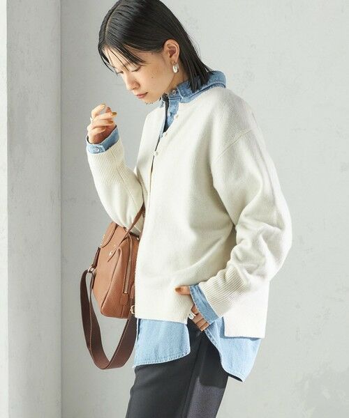 SHIPS / シップス ニット・セーター | 〈手洗い可能〉ウール カシミヤ 2WAY プルオーバー | 詳細8