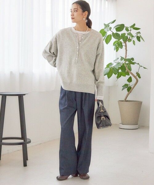 SHIPS / シップス ニット・セーター | 〈手洗い可能〉ウール カシミヤ 2WAY プルオーバー | 詳細15