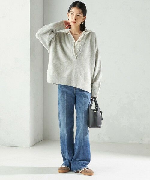 SHIPS / シップス ニット・セーター | 〈手洗い可能〉ウール カシミヤ 2WAY プルオーバー | 詳細20