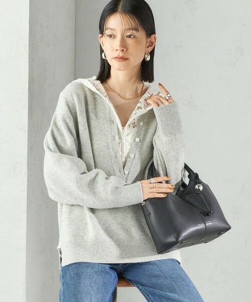 SHIPS / シップス ニット・セーター | 〈手洗い可能〉ウール カシミヤ 2WAY プルオーバー | 詳細24