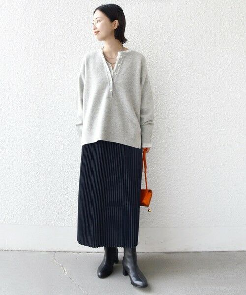 SHIPS / シップス ニット・セーター | 〈手洗い可能〉ウール カシミヤ 2WAY プルオーバー | 詳細29