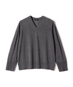 SHIPS / シップス ニット・セーター | SHIPS Primary Navy Label:18G ZEGNA Vネック ニット