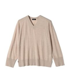 SHIPS / シップス ニット・セーター | SHIPS Primary Navy Label:18G ZEGNA Vネック ニット