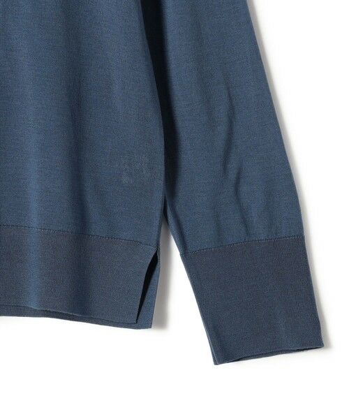 SHIPS / シップス ニット・セーター | SHIPS Primary Navy Label:18G ZEGNA Vネック ニット | 詳細6