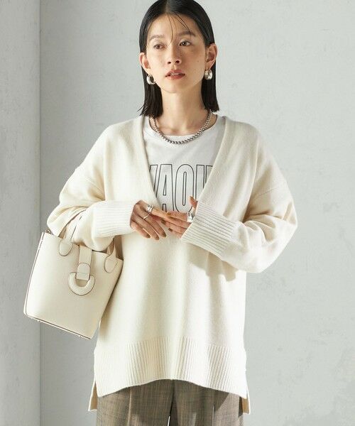 SHIPS / シップス ニット・セーター | 〈手洗い可能〉ウール カシミヤ Vネック プルオーバー | 詳細11