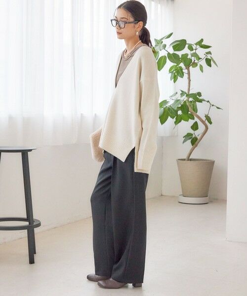 SHIPS / シップス ニット・セーター | 〈手洗い可能〉ウール カシミヤ Vネック プルオーバー | 詳細2