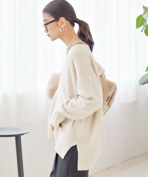 SHIPS / シップス ニット・セーター | 〈手洗い可能〉ウール カシミヤ Vネック プルオーバー | 詳細6