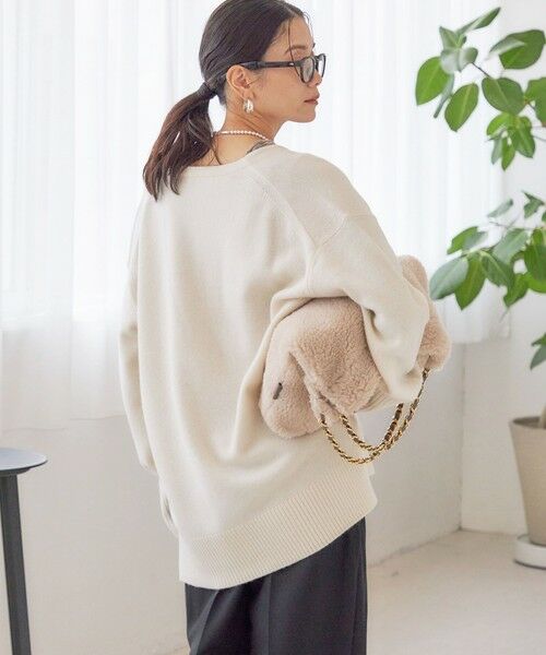 SHIPS / シップス ニット・セーター | 〈手洗い可能〉ウール カシミヤ Vネック プルオーバー | 詳細7