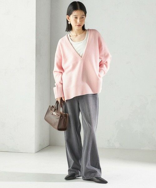 SHIPS / シップス ニット・セーター | 〈手洗い可能〉ウール カシミヤ Vネック プルオーバー | 詳細24