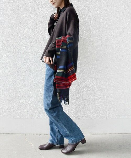 SHIPS / シップス ニット・セーター | 【WEB限定】〈手洗い可能〉サイド スリット ゴールド 釦 ポロ ニット | 詳細25