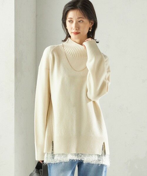 SHIPS / シップス ニット・セーター | 〈手洗い可能〉ウール カシミヤ ハイネック プルオーバー | 詳細15