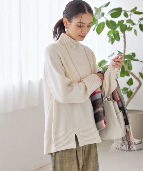 SHIPS / シップス ニット・セーター | 〈手洗い可能〉ウール カシミヤ ハイネック プルオーバー | 詳細8