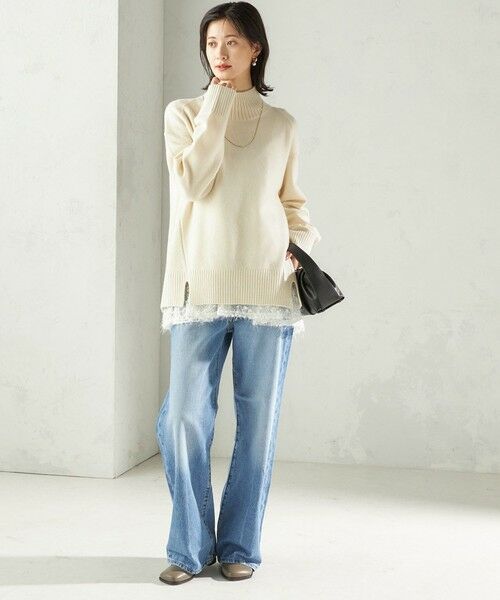 SHIPS / シップス ニット・セーター | 〈手洗い可能〉ウール カシミヤ ハイネック プルオーバー | 詳細9