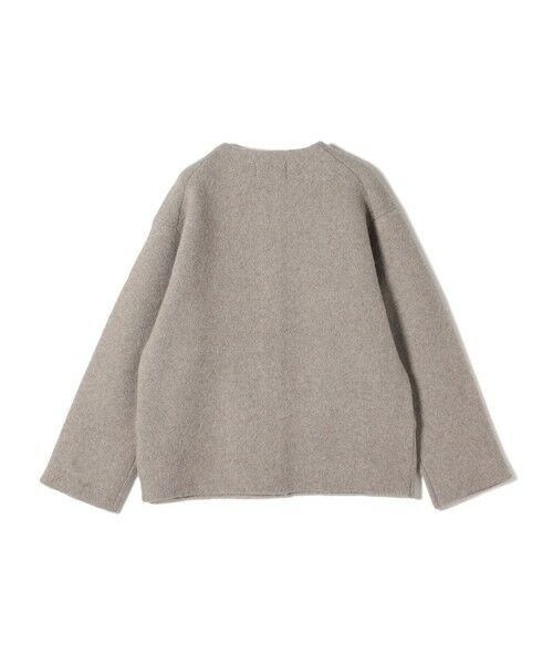 SHIPS / シップス その他アウター | フォックス ブレンド ノーカラー ニット コート | 詳細25