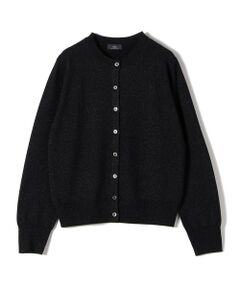 SHIPS / シップス カーディガン・ボレロ | SHIPS Primary Navy Label:〈手洗い可能〉VICTORIA ラメ カーディガン