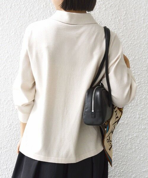 SHIPS / シップス カーディガン・ボレロ | 【WEB限定】〈手洗い可能〉ビーズ 刺しゅう 襟付 ニット カーディガン | 詳細15