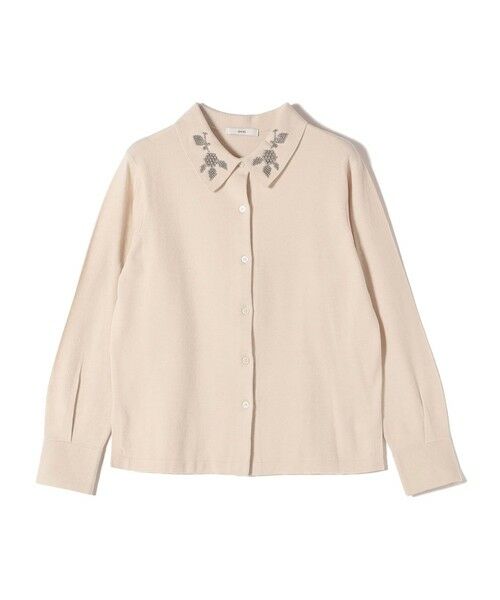 SHIPS / シップス カーディガン・ボレロ | 【WEB限定】〈手洗い可能〉ビーズ 刺しゅう 襟付 ニット カーディガン | 詳細19