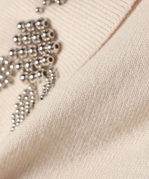 SHIPS / シップス カーディガン・ボレロ | 【WEB限定】〈手洗い可能〉ビーズ 刺しゅう 襟付 ニット カーディガン | 詳細20
