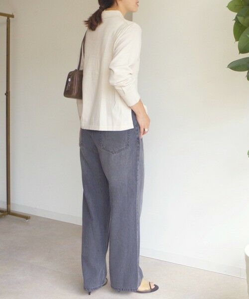 SHIPS / シップス カーディガン・ボレロ | 【WEB限定】〈手洗い可能〉ビーズ 刺しゅう 襟付 ニット カーディガン | 詳細4