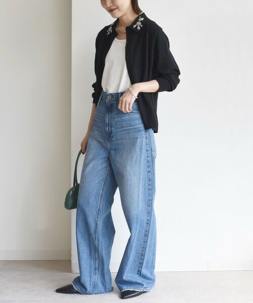 SHIPS / シップス カーディガン・ボレロ | 【WEB限定】〈手洗い可能〉ビーズ 刺しゅう 襟付 ニット カーディガン | 詳細23