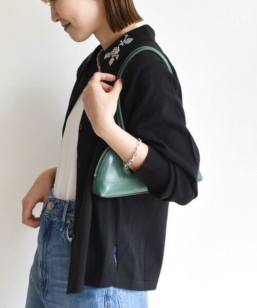 SHIPS / シップス カーディガン・ボレロ | 【WEB限定】〈手洗い可能〉ビーズ 刺しゅう 襟付 ニット カーディガン | 詳細27