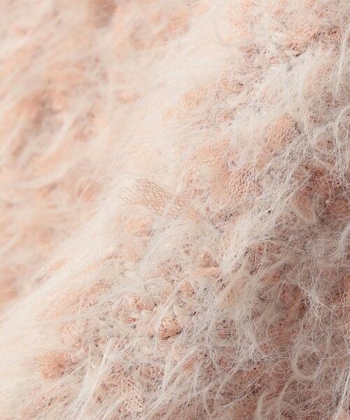 SHIPS / シップス ベスト | 【WEB限定】〈手洗い可能〉チュール フェザー MIX ニット ベスト | 詳細10