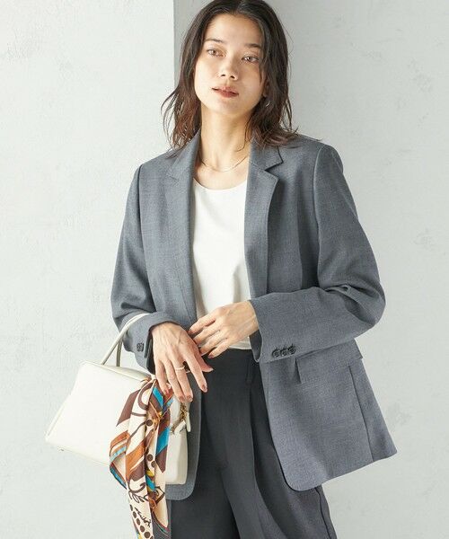 SHIPS / シップス テーラードジャケット | ウーステッド テーラード ジャケット（セットアップ対応） | 詳細3