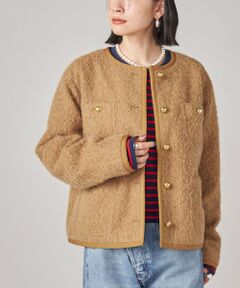 SHIPS / シップス ノーカラージャケット | SHIPS NINE CASE: ノーカラー ジャケット