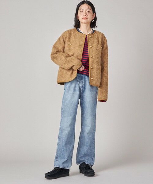 SHIPS / シップス ノーカラージャケット | SHIPS NINE CASE: ノーカラー ジャケット | 詳細1