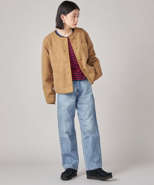 SHIPS / シップス ノーカラージャケット | SHIPS NINE CASE: ノーカラー ジャケット | 詳細5