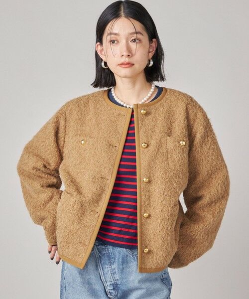 SHIPS / シップス ノーカラージャケット | SHIPS NINE CASE: ノーカラー ジャケット | 詳細7