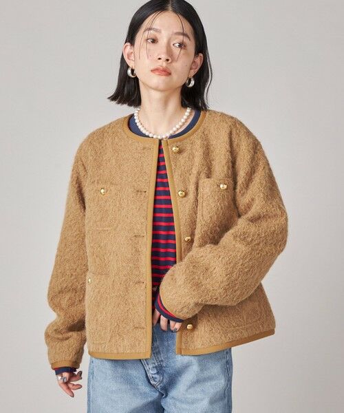 SHIPS / シップス ノーカラージャケット | SHIPS NINE CASE: ノーカラー ジャケット | 詳細9