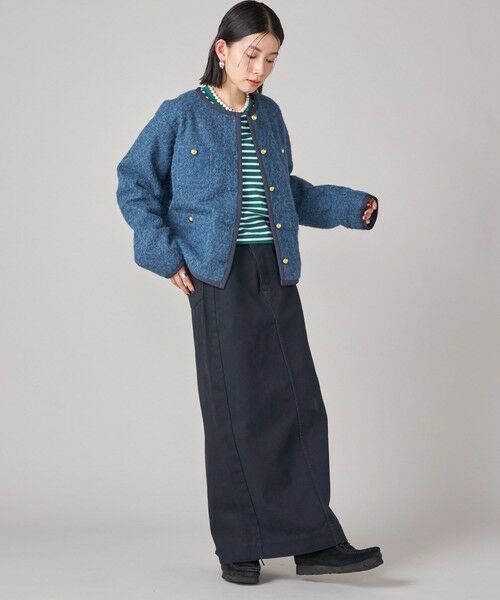 SHIPS / シップス ノーカラージャケット | SHIPS NINE CASE: ノーカラー ジャケット | 詳細28