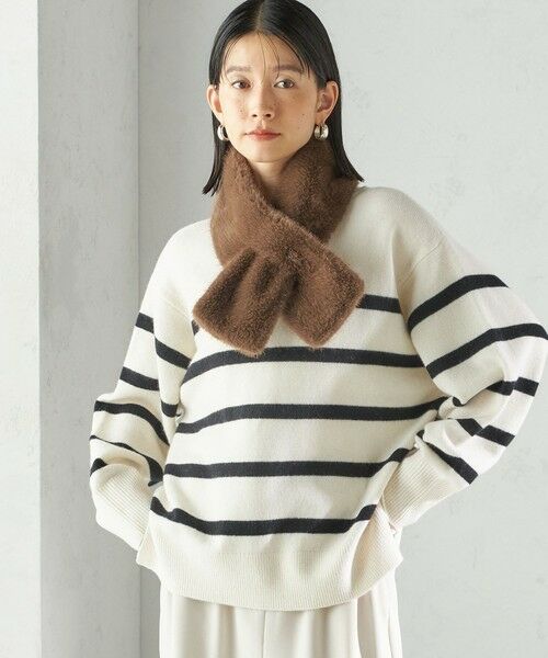 SHIPS / シップス マフラー・ショール・スヌード・ストール | 〈手洗い可能〉フェイク ファー マフラー | 詳細3