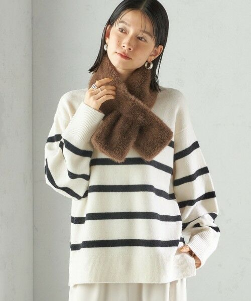 SHIPS / シップス マフラー・ショール・スヌード・ストール | 〈手洗い可能〉フェイク ファー マフラー | 詳細4