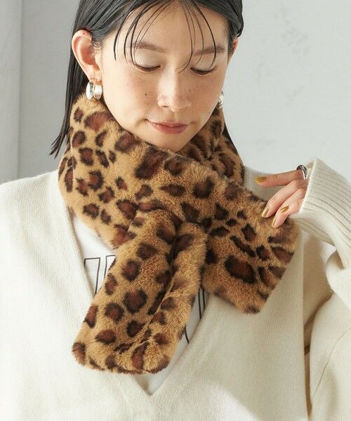 SHIPS / シップス マフラー・ショール・スヌード・ストール | 〈手洗い可能〉フェイク ファー マフラー | 詳細9