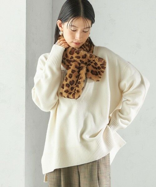 SHIPS / シップス マフラー・ショール・スヌード・ストール | 〈手洗い可能〉フェイク ファー マフラー | 詳細10