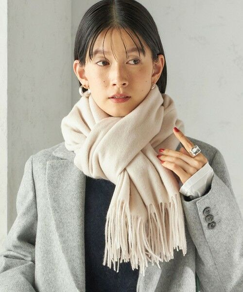 SHIPS / シップス マフラー・ショール・スヌード・ストール | ウール カシミヤ ウォッシャブル ストール | 詳細11