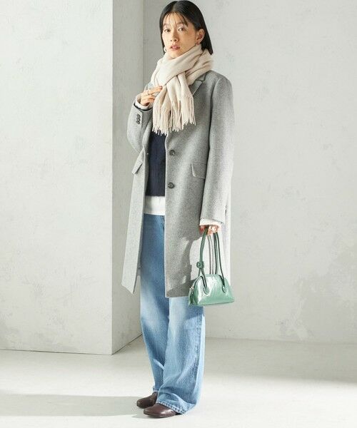 SHIPS / シップス マフラー・ショール・スヌード・ストール | ウール カシミヤ ウォッシャブル ストール | 詳細13