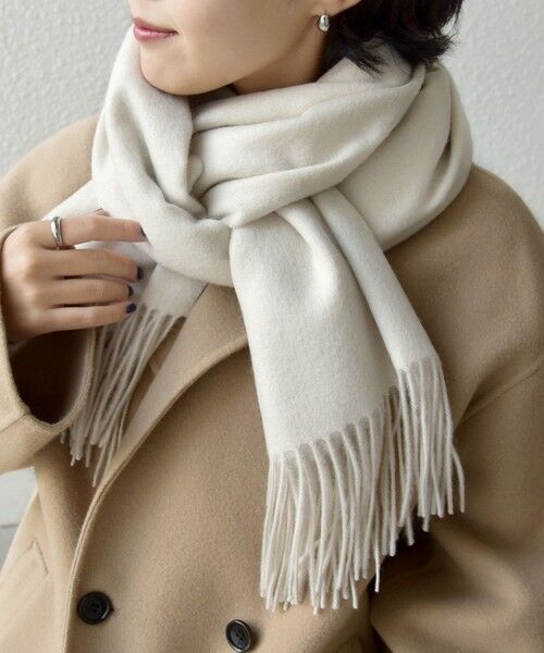 SHIPS / シップス マフラー・ショール・スヌード・ストール | ウール カシミヤ ウォッシャブル ストール | 詳細16