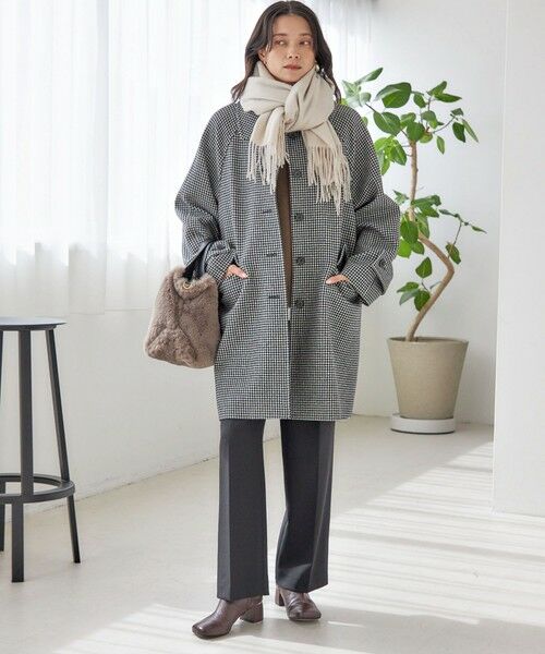 SHIPS / シップス マフラー・ショール・スヌード・ストール | ウール カシミヤ ウォッシャブル ストール | 詳細3