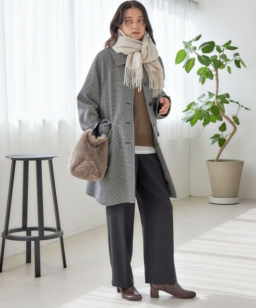 SHIPS / シップス マフラー・ショール・スヌード・ストール | ウール カシミヤ ウォッシャブル ストール | 詳細4