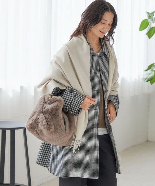 SHIPS / シップス マフラー・ショール・スヌード・ストール | ウール カシミヤ ウォッシャブル ストール | 詳細6