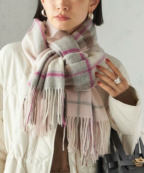 SHIPS for women/シップスウィメン 《予約》ウール カシミヤ ウォッシャブル ストール ピンク ONE SIZE SHIPS for women/シップスウィメン 《予約》ウール カシミヤ ウォッシャブル ストール ピンク ONE SIZE