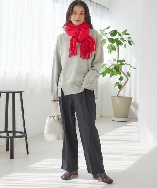 SHIPS / シップス マフラー・ショール・スヌード・ストール | ウール カシミヤ ウォッシャブル ストール | 詳細28