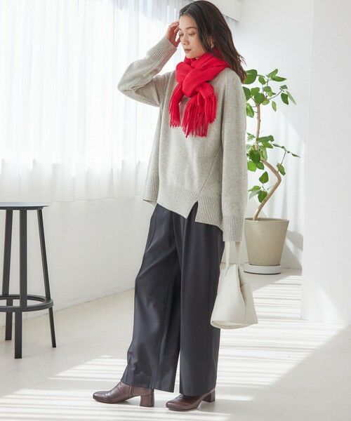 SHIPS / シップス マフラー・ショール・スヌード・ストール | ウール カシミヤ ウォッシャブル ストール | 詳細29